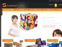 Tablet Screenshot of cubemaker.com